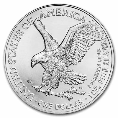 SALE = 1 oz Silver Eagle .999 Gem BU Mint