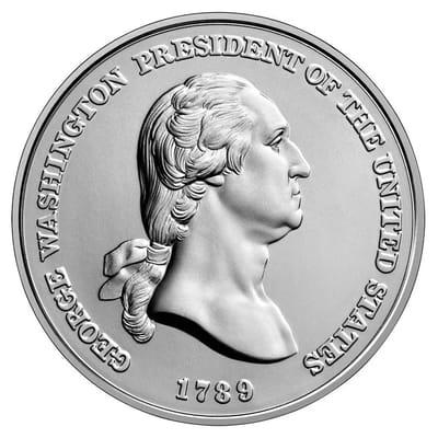 US Mint 1 oz Silver Medal President Geo Washington