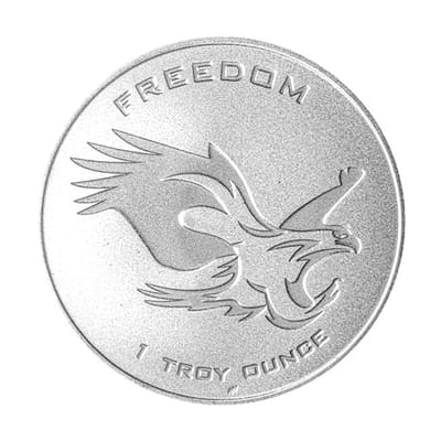 BUY 1 oz Silver Liberty Freedom Rounds .999 Silver