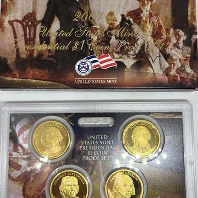  2007 Presidential Set - 4 piece - Proof - OGP - additional view