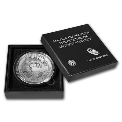 ATB 5 oz Silver Coin Apostle Islands Wis. Box/COA - additional view