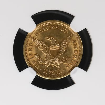 1905 Gold $ 2 1/2 Liberty Head NGC UNC Pre-33 Gold - additional view