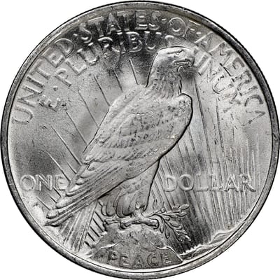 FREE  SHIPPING  Peace Dollar 90% Silver .7734 oz - additional view