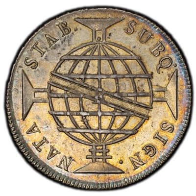 1810R João Prince Silver Regent 960 Reis PCGS AU58 - additional view