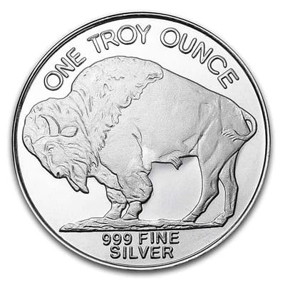 1 oz Silver Buffalo Round Mixed Design BU .999