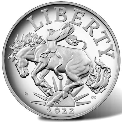 2022-P Silver American Liberty Medal Proof Box COA - additional view