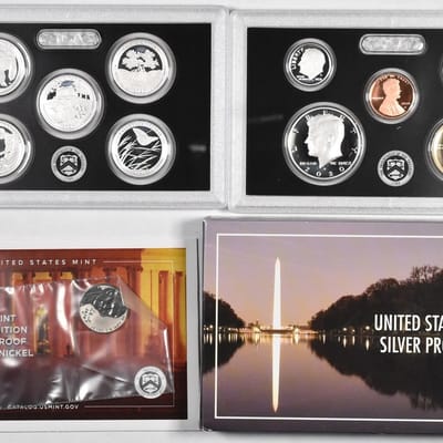 2020 US Mint 10 Coin Silver Proof Set W/Bon Nickel