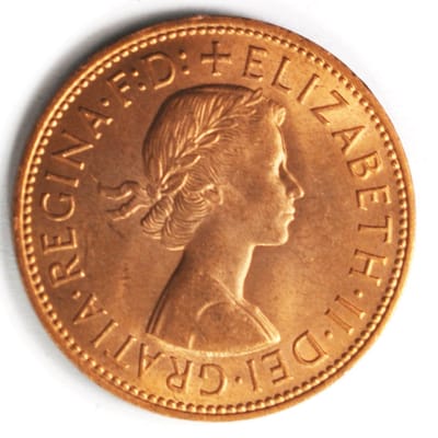 1967 Great Britain Bronze Penny  Uncirculated - additional view