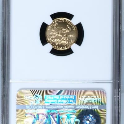 2015 Gold Eagle G$5 NGC MS70 WIDE REEDS FR - additional view