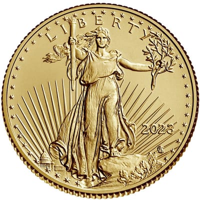 $25 American Eagle 1/2 oz Gold Bullion BU .50 - additional view