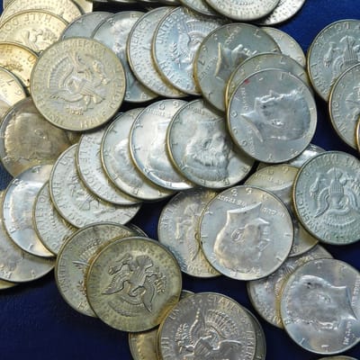 1965-1969 40% Silver Kennedy Half Dollars 