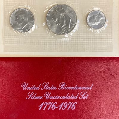 1776 - 1976 United States Bicentennial 40% Silver 