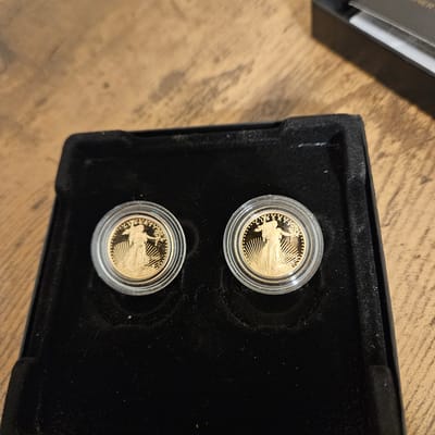 2021 American Eagle one tenth ounce two coin set - additional view