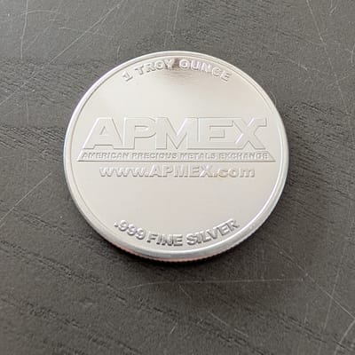 APMEX 1 oz .999 Fine Silver Round Bullion Collectible