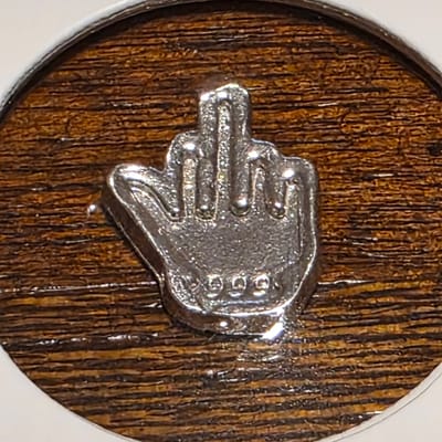Middle Finger (Dimebag Dave) - Hand Poured .7g - additional view