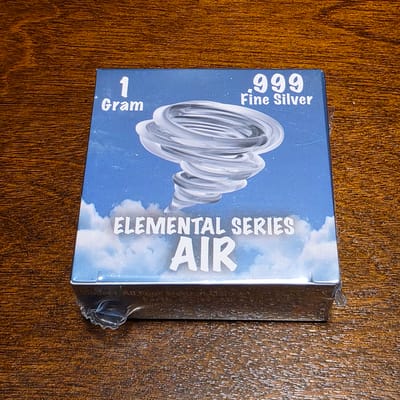  1 Gram Elemental Series Silver - In custom case