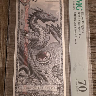 2022 Silver Dragons 1 Silverback 4060 / 100000 