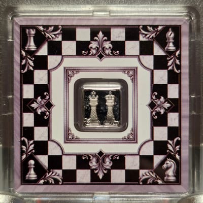  Chess Pieces Design in Assay - 1 g Silver Limited