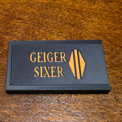 Geiger "Sixer" Wallet - INCLUDES 1g Silver Geiger 