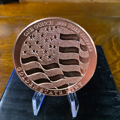 Copper GSM Double Eagle .999 Fine Round - additional view