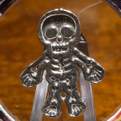 DBD Micro Pour - Skeleton - .999 Silver 1.3 grams - additional view