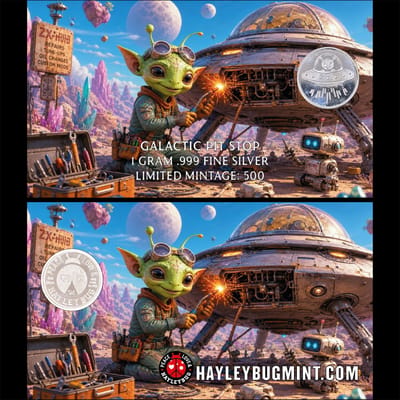 Hayleybug Mint 1g - Galactic Pit Stop - 500 Mintage