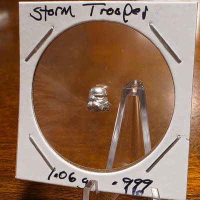 Storm Trooper (Glass Panther) - 1.06g .999 Silver - additional view