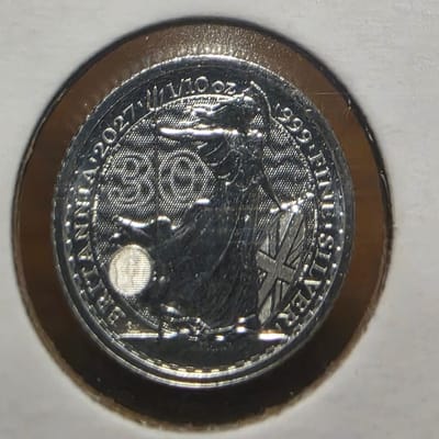 2027 Britannia 30th Anniversary 1/10 oz Silver