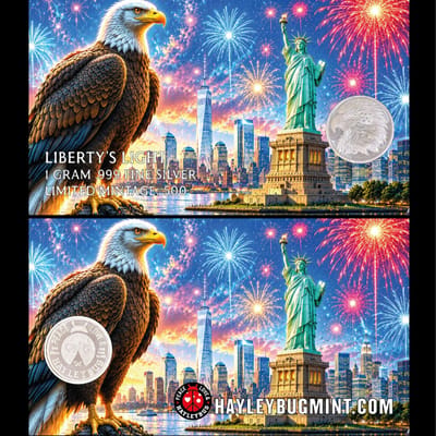Hayleybug Mint 1g - Liberty's Light - 500 Mintage