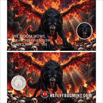 Hayleybug Mint 1g - Doom Howl - 500 Mintage