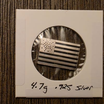 FM Flag Bar 4.7g .925 (13th US Flag)