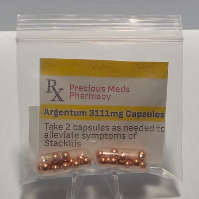 Silver & Copper Argentum 3111mg Capsules - additional view