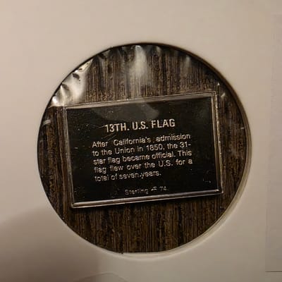 FM Flag Bar 4.7g .925 (13th US Flag) - additional view