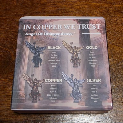  Angel of Independence 11g Gold Guilded Copper - additional view