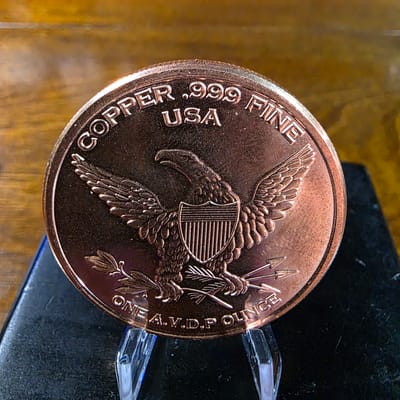 Copper Washington .999 Fine Round - additional view