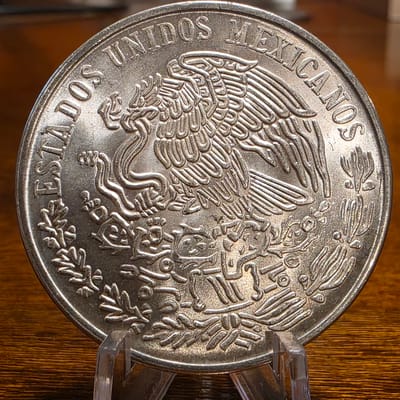  1978 Cien Pesos Mexican Silver  .72 - ASW 27.78g - additional view