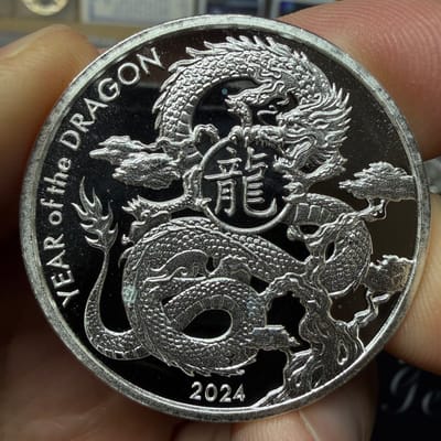 Random 1oz silver round 999fs - additional view
