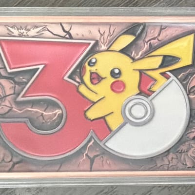 Pokémon 30th Anniversary 1996–2026 10 Troy Oz .999