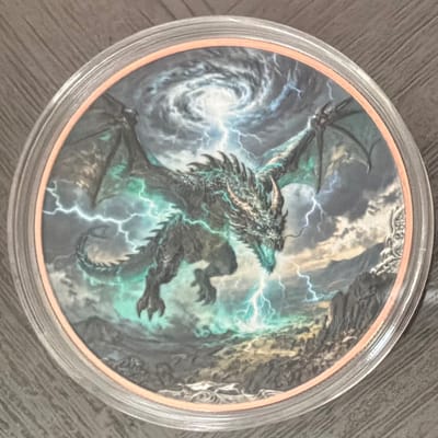 2026 Dragon Flight 5 oz .999 Fine Copper Round