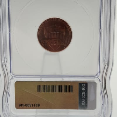 2025-D Lincoln Shield Cent Last Year ICG MS66RD - additional view