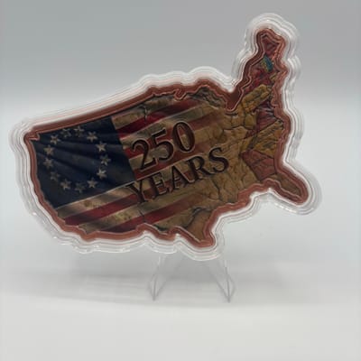 10oz AVDP Copper America 250 Bar in Capsule