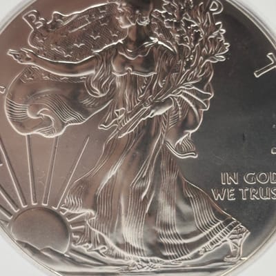 2013 ASE 1oz .999 Silver ICG MS69 Flag Label - additional view