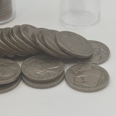 4 rolls $8FV 160 Total Mostly Cull Buffalo Nickel - additional view