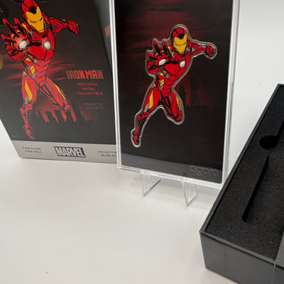 2026 Agoro Marvel Iron Man 1/2oz Silver .999 - additional view