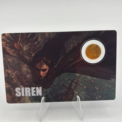 2026 Liberia Siren 1/1000oz .9999 gold in assay