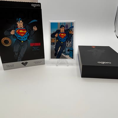 5g .999 Silver Agoro Superman DC Blind Box Opened