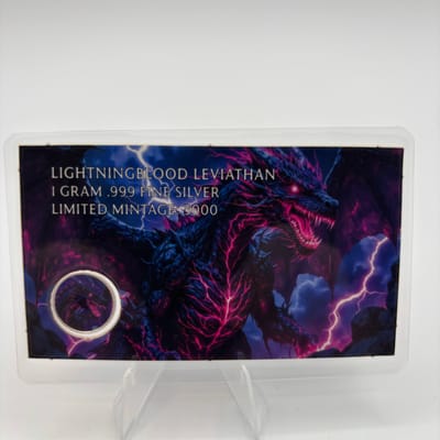 1g .999 Silver HayleyBug Lightningblood Leviathan