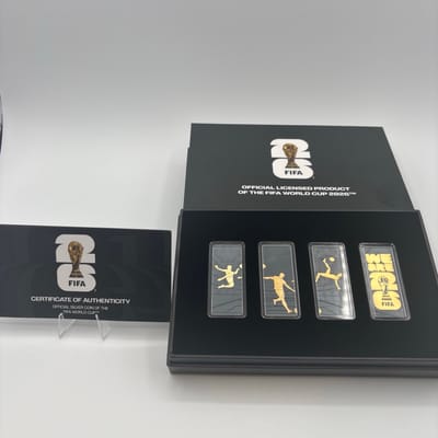2026 FIFA 4x1oz .999 AG Set incl Box/COA