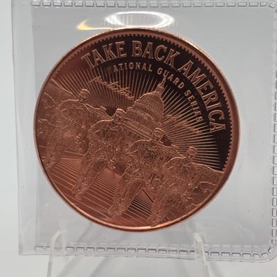 20 1oz AVDP Copper Rounds by Disme coins in sleeve - additional view