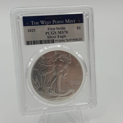 2025-W American Silver Eagle PCGS MS70 FS